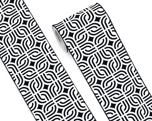 Miniatura 37 de FLFK Adhesivos de Azulejos de Borde de Pared Despegar y Pegar Papel Tapiz de Borde para Salpicadero de Cocina Baño Cuarto de Ducha, 4"x240