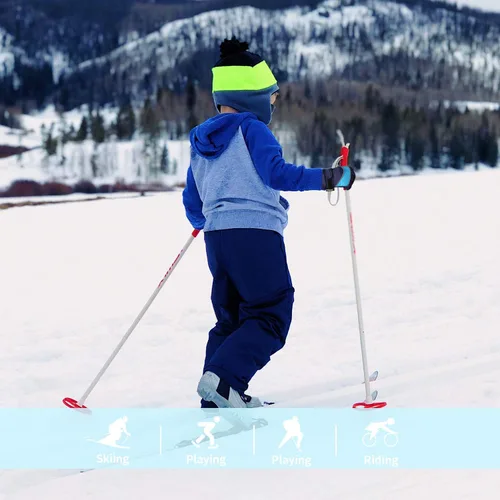Miniatura 7 de Unigear Guantes de esquí para niños, impermeables, para invierno, clima frío, snowboard y snowboard, se adaptan tanto a niños como a niñas