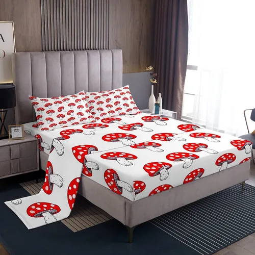 Miniatura 45 de Feelyou Football Bed Sheets Set Twin Size Basketball Sports Deep Pocket Fitted Sheet Soccer Ball Game Bedding Sets Black Baseball Gaming Soft Bed