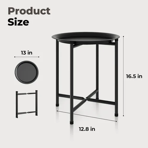 Miniatura 3 de Bamworld Soporte para plantas de interior, mesa alta para plantas grandes, taburete de plantas al aire libre, soporte de metal para plantas