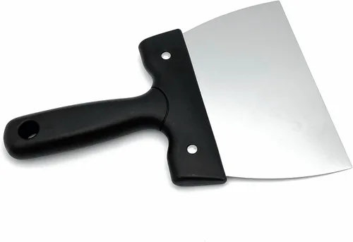 Miniatura 7 de Goldbaking Espátula de recubrimiento para raspador de chocolate raspador de masa de acero inoxidable (pequeña)