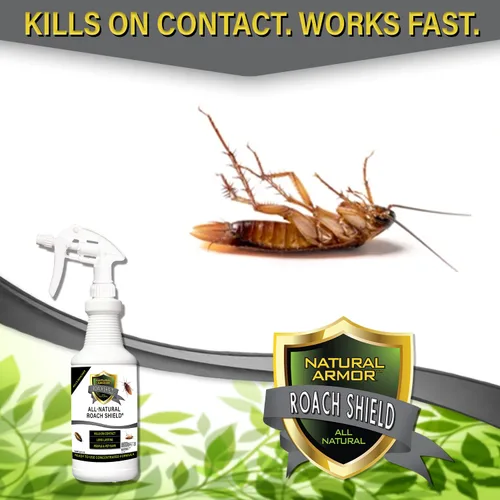 Miniatura 8 de Asesino de cucarachas y repelente de menta para cucarachas y cucarachas, espray natural y seguro para infestaciones en interiores y exteriores