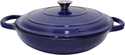Miniatura 15 de Utensilios de cocina de hierro fundido esmaltado (Sartén 5", Merlot)