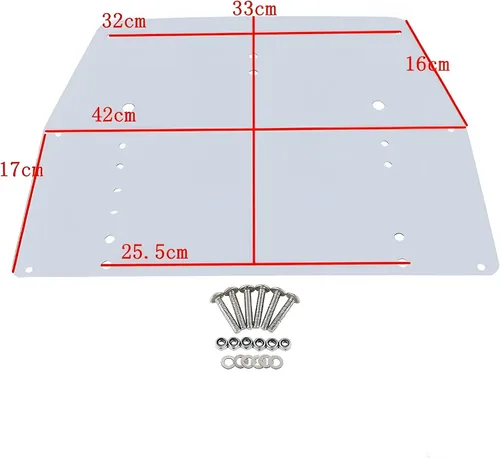 Miniatura 4 de Tour Pack - Placa base de maletero con refuerzo interior para Harley Davidson Touring Modelos FLT FLHT FLHTCU FLHRC Road King Street Glide Road