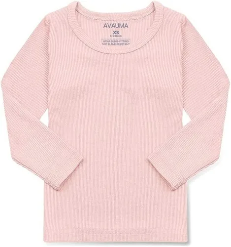 Miniatura 2 de AVAUMA - Conjunto de pijama acanalada para niños y niñas, de ajuste ceñido, para uso diario