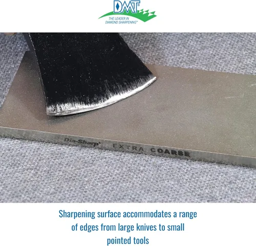 Miniatura 2 de DMT D8X Diamond Dia-Sharp Piedra de Banco, Afilador de Cuchillos - Extra Grueso (220) Afilado Plano, Fabricado en los Estados Unidos 8" x 3" x 0.38