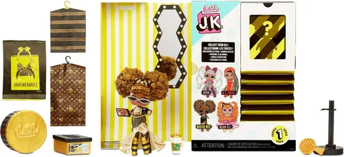 Miniatura 2 de L.O.L. Surprise! JK Mini Fashion Doll Queen Bee con 15 sorpresas, incluyendo trajes de muñeca de vestir, accesorios exclusivos para muñecas, regalos