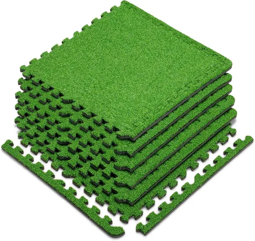 Miniatura 8 de Marcy Alfombrilla de espuma EVA que se entrelaza, azulejos antideslizantes de alta densidad para equipos de fitness, cojín de entrenamiento