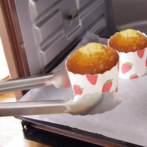 Miniatura 9 de Pinzas de cocina de acero inoxidable 304, juego de 2 pinzas resistentes de 9 y 12 pulgadas para asar a la parrilla, con bloqueo cepillado y agarre