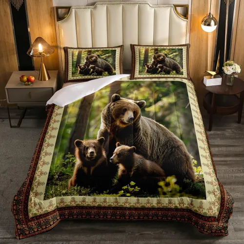 Miniatura 16 de Erosebridal Juego de edredón rústico de ciervos para niños, adolescentes y adultos, juego de ropa de cama tamaño individual con temática de caza