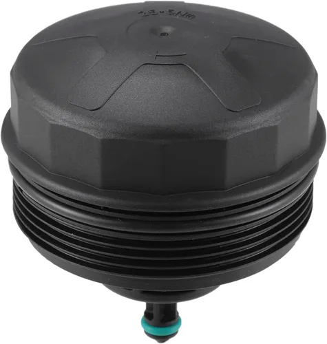 X AUTOHAUX Cubierta negra del casquillo del filtro del motor del aceite del coche para BMW 128i 135i 228i 320i 328i 335i X1 X3 11-42-7-525-334
