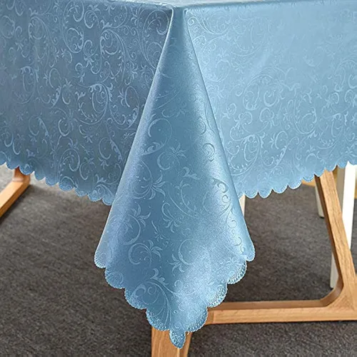 Miniatura 75 de Romanstile Mantel de poliuretano resistente a las manchas y a las arrugas, mantel para comedor/fiesta/camping interior y exterior, lavable, de Flor