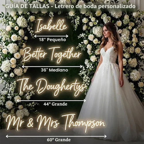 Miniatura 5 de Letrero de neón personalizado LC Sign, letreros de neón LED personalizables para eventos de boda, graduación, regalos de luz de neón LED