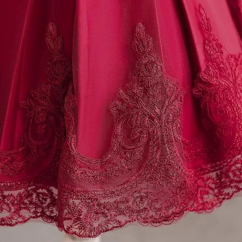 Miniatura 6 de NNJXD - Vestido de princesa de tul con flores, para usar en bodas, para niñas pequeñas y bebés