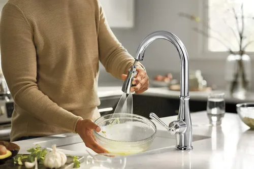 Miniatura 6 de Peerless P7965LF Elmhurst Grifo de cocina monomando extraíble, cromado