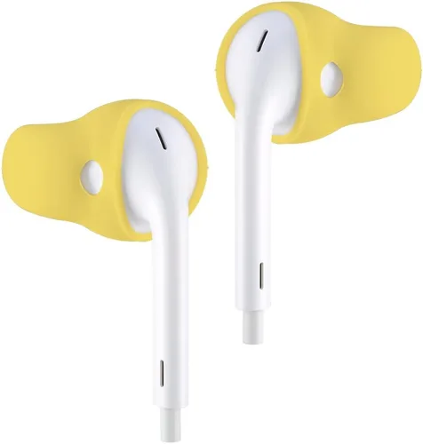 Miniatura 10 de ACOUS Design - Cubiertas para auriculares Purest Antideslizantes para deporte, compatibles con EarPods y AirPods de Apple (Blanco)