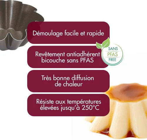 Miniatura 4 de Gobel Brioche 9 Wave 293720 φ68 mm Acero Francia WGC492 [importación paralela]