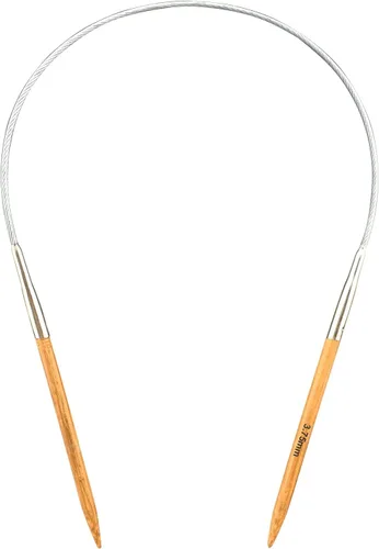 Miniatura 12 de Mdoker Aguja de tejer circular de bambú tamaño 4 24 pulgadas agujas de tejer circulares para tejer a mano DIY y cualquier proyecto de hilo de tejido