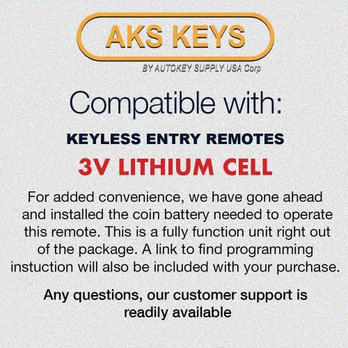 Miniatura 5 de Llavero remoto de entrada sin llave OEM de 3 botones compatible con 2013-2022 RAM Truck 1500, 2500, 3500 (FCC ID: GQ4-53T / P/N: 56046953)