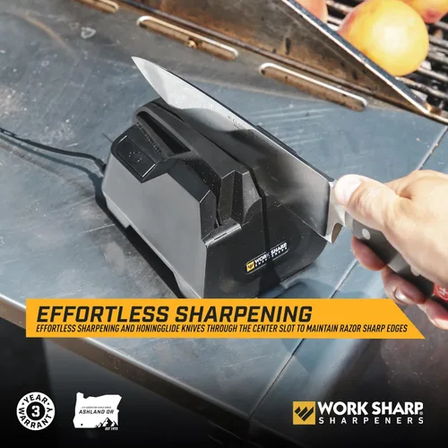 Miniatura 12 de Afilador de cuchillos eléctrico Work Sharp para cocina - Prepare los cuchillos para barbacoas y asados - Cabe en el cajón de la cocina, afila cada