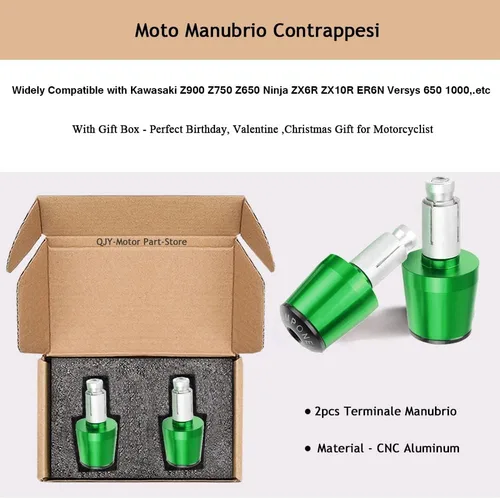 Miniatura 3 de Motocicleta motocicleta 0.866 in 7/8 "extremo del manillar para Kawasaki Z250 i Z400 Z650 Z750 Z800 Z900 Z900RS Z1000