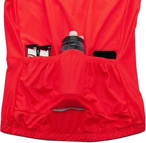 Miniatura 4 de BIKE BEER Hombres Rojo Ciclismo Bicicleta Uniforme Verano Ciclismo Jersey Manga Corta Carretera Bicicletas Jerseys MTB Transpirable Ciclismo Ropa