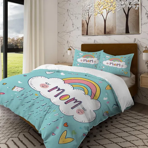 Miniatura 26 de Batmerry Abstract Smooth Lines Twin Size 3 Pieces Bedding Duvet Cover Sets, Soft Fluffy Minimalist Art Soft Hues 100% Cotton Printed Duvet Cover for