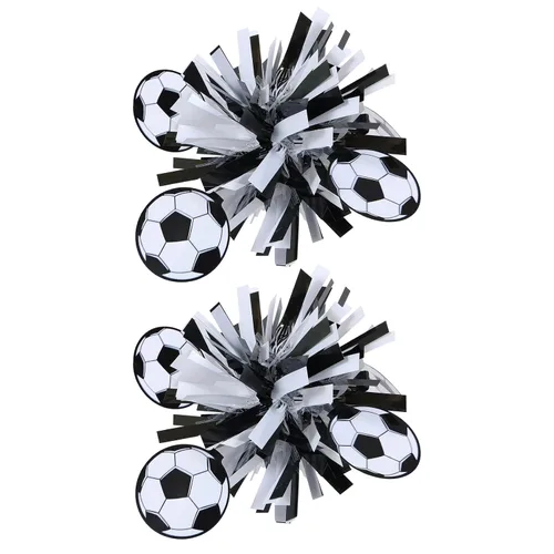 Miniatura 11 de Pinzas patrióticas para el 4 de julio para niñas y mujeres, con lazo metálico para animadora, con purpurina, rojo, blanco y azul, accesorios