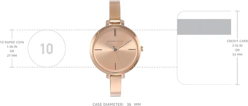 Miniatura 3 de Michael Kors - Reloj de cuarzo para mujer con correa de acero inoxidable