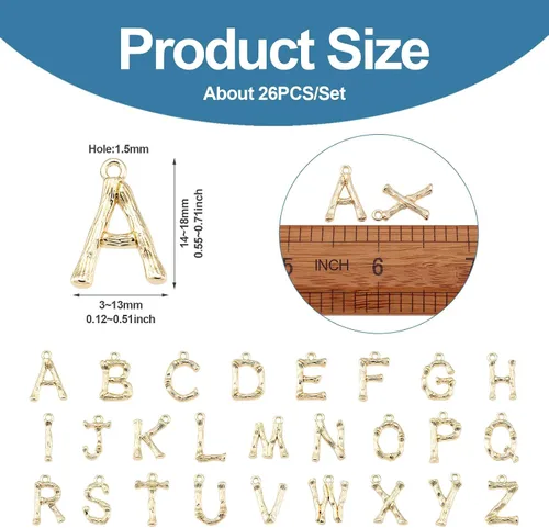 Miniatura 3 de Craftdady Colgantes de letras