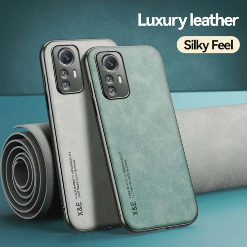 Miniatura 5 de Kepuch Silklike Funda para Redmi Note 12s 4G - Cubierta Parachoques Placa De Metal Incorporada Para Redmi Note 12s 4G - Verde Seda-Verde