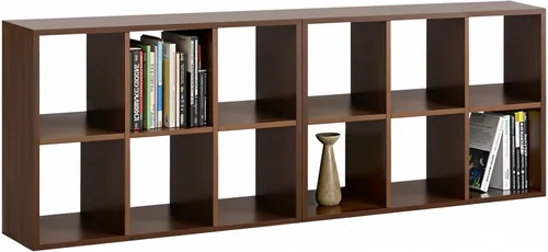Miniatura 19 de IRONMIX Organizador de almacenamiento de 5 cubos de metal, estantería corta negra, soporte de TV para televisores de hasta 40 pulgadas, centro