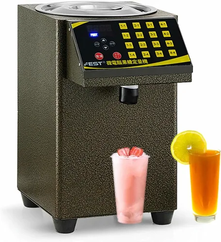 Miniatura 10 de Dispensador Automático de Fructosa de 8 L, Máquina Cuantitativa Comercial de Fructosa y Azúcar, 360 W, Máquina Cuantitativa Eléctrica y Jarabe