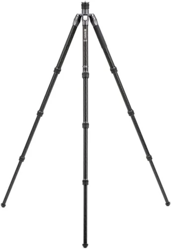 Miniatura 4 de Benro Rhino 3 Series - Trípode de fibra de carbono resistente de 4 secciones con patas plegables inversas, cerraduras giratorias y capacidad