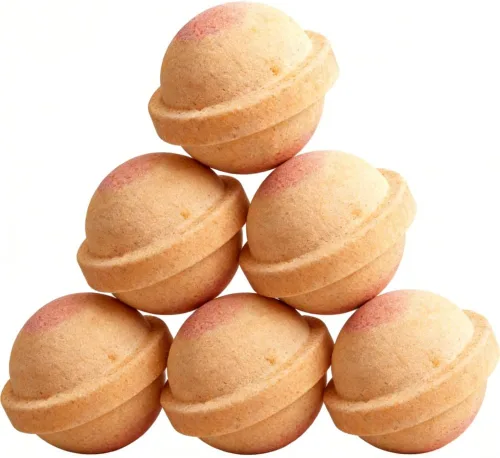 Milk Scented Bath Bomb - YC177, 4.23 oz, Pack of 6 - Perfect for Bubble Spa Bath - Essential Oil Personal Care Bath Gift for Birthday Mothers Day