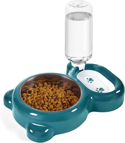 Miniatura 14 de Cuencos para Perros, Juego de Cuencos para Comida y Agua de Gatos con Dispensador de Agua y Cuenco de Acero Inoxidable para Gatos y Perros Pequeños