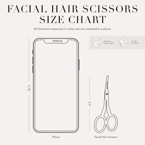 Miniatura 10 de Tweezerman Tijeras faciales G.E.A.R. para hombre