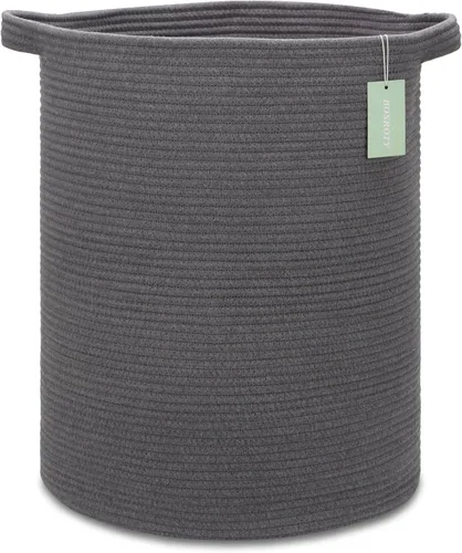 Miniatura 22 de Cesta Extra Grande para Mantas 87L, Cesta para Ropa Sucia, Cesta de Guardería para Bebés para Almacenamiento de Juguetes, Ropa y Toallas, Cesta