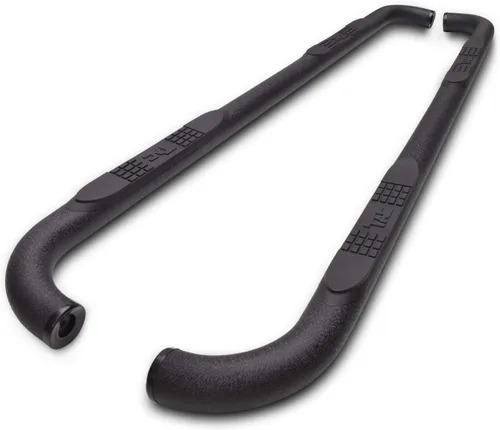 TAC - Estribos laterales con barras Nerf para Chevy Silverado/GMC Sierra 2001-2018 1500 & 2001-2019 2500/3500 camioneta de doble cabina (Excluya C/K