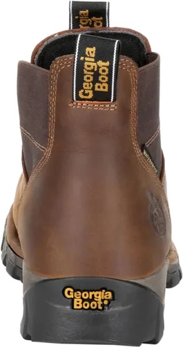 Miniatura 4 de Georgia Boot Eagle One Steel Toe Waterproof Chelsea Work Boot Brown