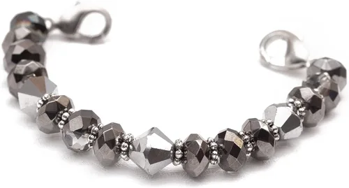 Miniatura 18 de Pulsera elástica de alerta médica, pulsera de identificación médica de repuesto intercambiable, etiqueta de identificación no incluida, cristales