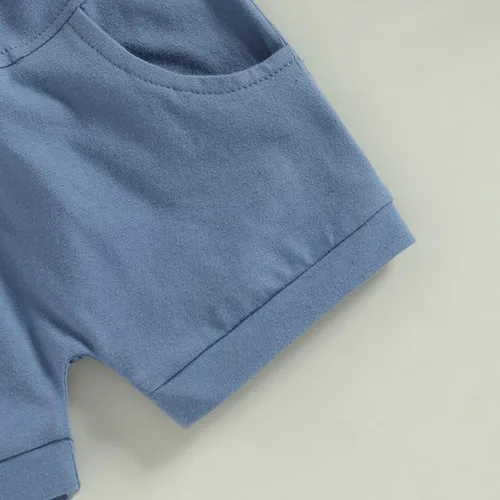 Miniatura 7 de Conjunto de ropa patriótica con estampado americano para el 4 de julio para bebé y niño del 4 de julio