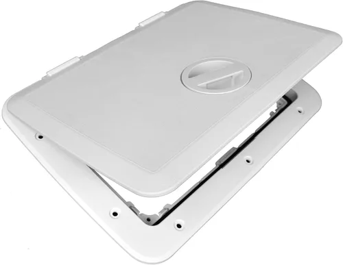 Miniatura 2 de Tempress - 1115 - Escotilla de leva sin cerradura, color blanco. Gris