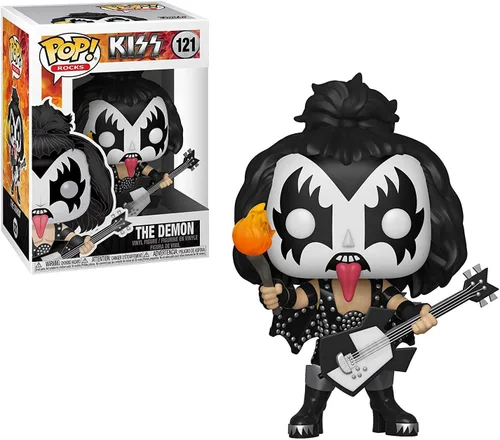 Miniatura 3 de FunKo Pop! Rocks: KISS Figuras coleccionables de vinilo, 3.75 pulgadas (juego de 4)