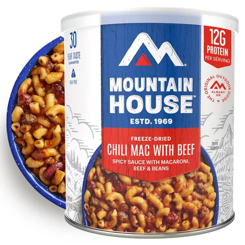 Miniatura 16 de Mountain House Carne en cubos Comida liofilizada de supervivencia y emergencia Lata #10 Sin gluten, 30122