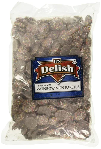 Miniatura 2 de Its Delish - Nonpareils de chocolate arcoíris de 16 onzas
