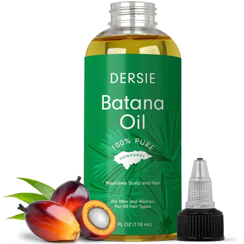 Aceite de Batana Dersie: Aceite de Batana Orgánico de Honduras - 100% Puro y Natural (4 onzas líquidas)