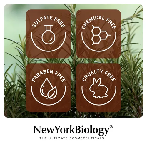 Miniatura 6 de New York Biology Biotin Shampoo para crecimiento y adelgazamiento del cabello, fórmula espesante para tratamiento de pérdidas, para hombres
