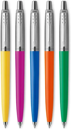 Miniatura 5 de Parker Jotter Originals - Colección de bolígrafos, acabado verde retro de los años 90, punta media, tinta negra, 1 unidad