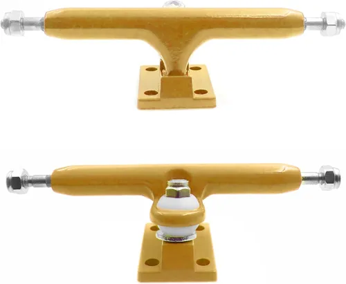 Miniatura 2 de SPITBOARDS® 32 mm Fingerboard Pro Trucks by, Real Lock Nuts, Single Axis, Kingpins, Rubber O-Ring Urethane Bushings, Optimised Hanger, Width 32 mm